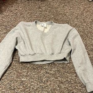 aerie cropped crewneck